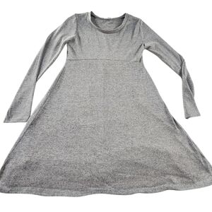 Nordstrom Rolla Coaster Heather Gray Knit Long Sleeve Dress